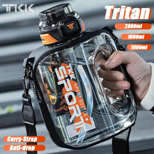 Sports Water Bottle Large Capacity Outdoor Adult Travel Kettle Gym Fitness Jugs