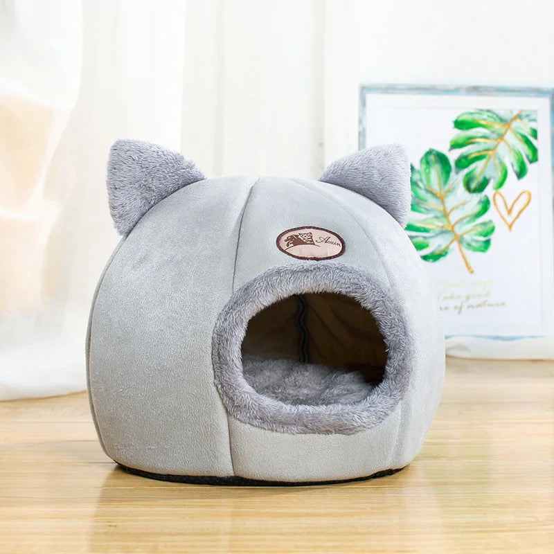 New Deep Sleep Comfort Cat Bed Indoor for small and large kittens Igloo beds