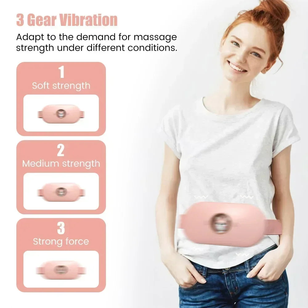 Menstrual Period Pain Relief Heating Pad Portable Stomach Heating Belt for Women