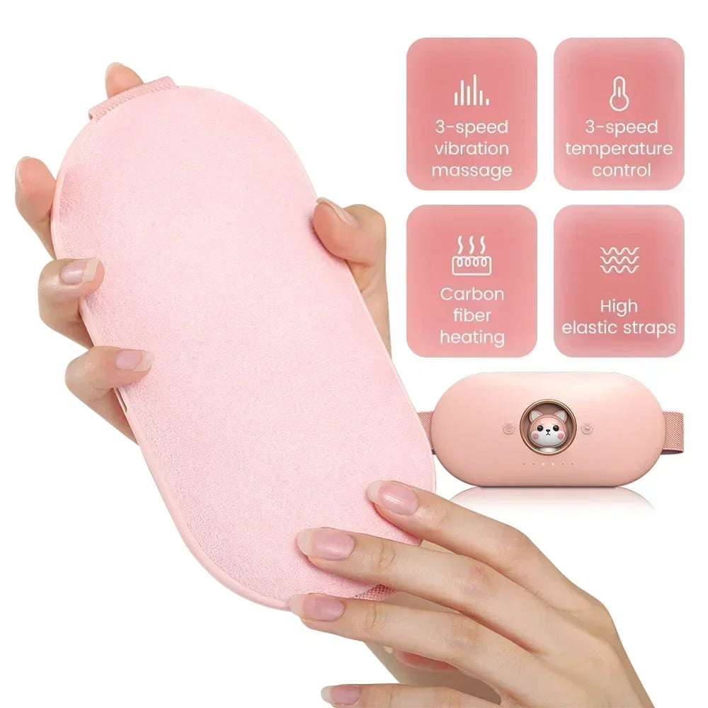 Menstrual Period Pain Relief Heating Pad Portable Stomach Heating Belt for Women