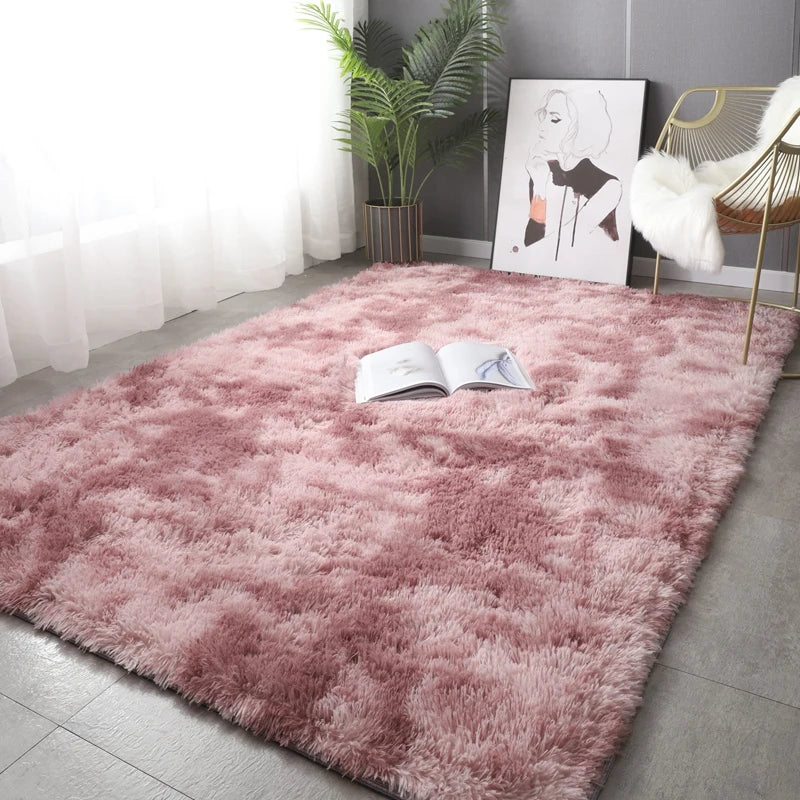 Plush Carpet 4*5 feet For Living Room Sofa Floor Cushions Modern Soft Fluffy Home Rug For Living room Children's Bedroom Play Carpet