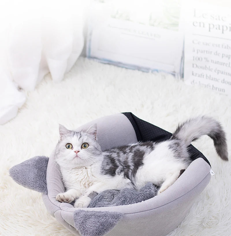 New Deep Sleep Comfort Cat Bed Indoor for small and large kittens Igloo beds