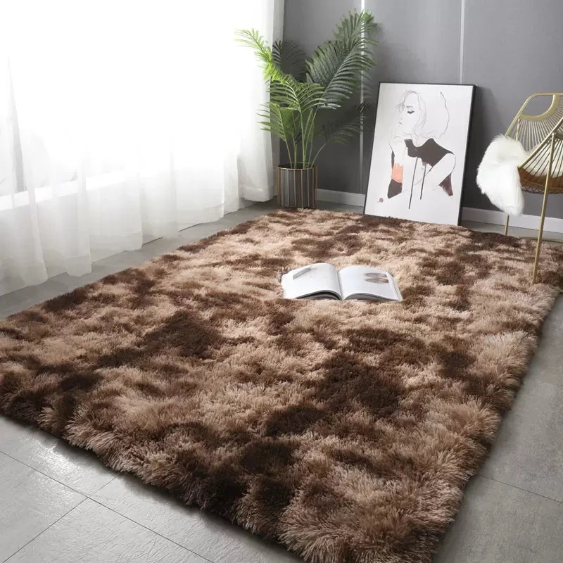 Plush Carpet 4*5 feet For Living Room Sofa Floor Cushions Modern Soft Fluffy Home Rug For Living room Children's Bedroom Play Carpet