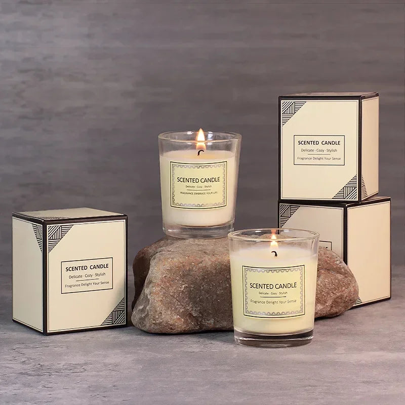 Scented Candle Fragrance Atmosphere Companion Gift Hotel Clubhouse Smoke free Aromatherapy Candles