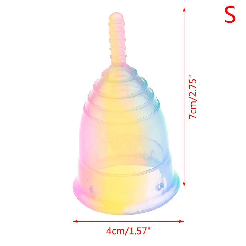 Small size Portable Menstrual Cup Medical Silicone Leak-proof for Women, Reusable